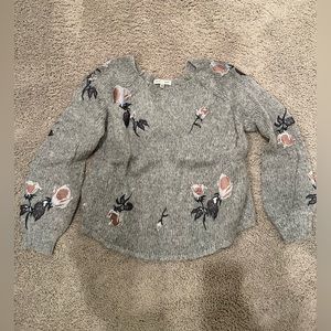 LIKE NEW woven heart sweater from Nordstrom size small